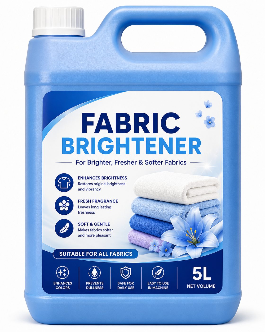 S K Enterprises Fabric Brightener 5 litre — for brighter, fresher and softer fabrics
